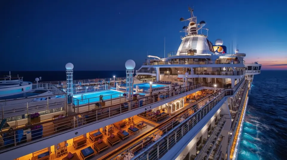 Luxury cruise ship