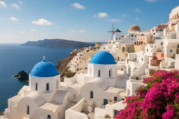 View of Santorini