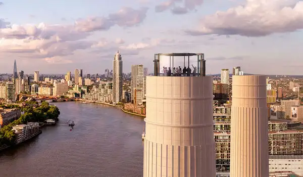 London Battersea Power Station chimney lift 109 experience