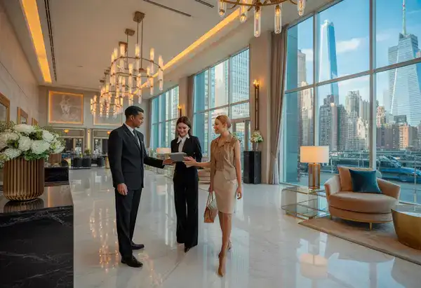 Luxury hotel in New York city