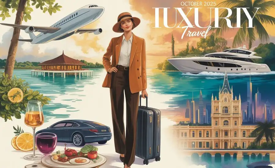 October 2025 Luxury Travel poster