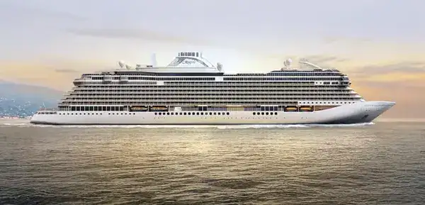 Rendering of the new cruise ship Seven Seas Prestige