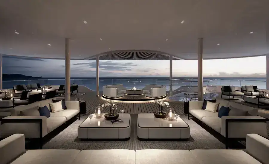 Silver Origin luxury outdoor lounge