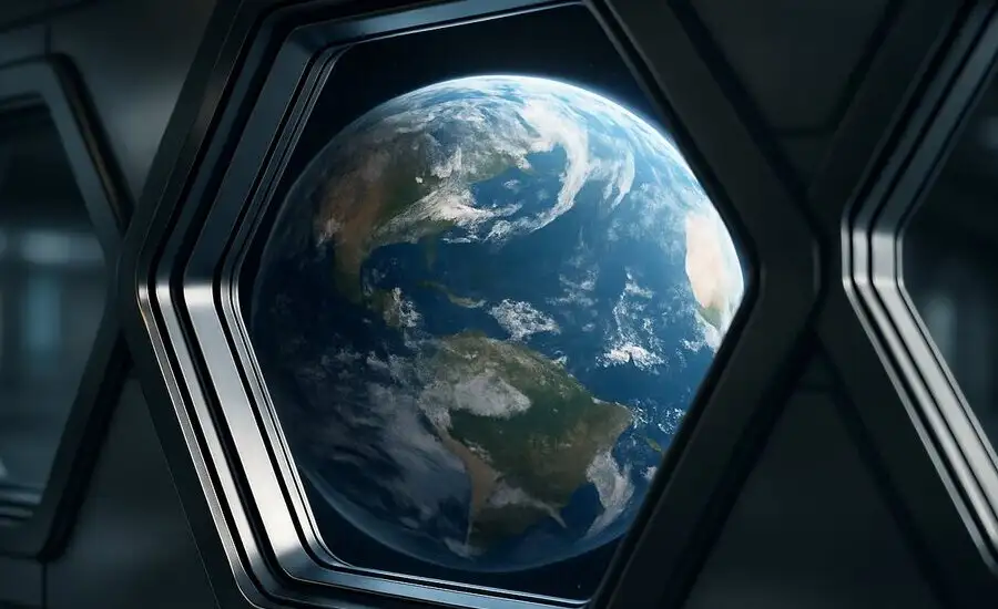 The Earth seen from space thanks to space tourism